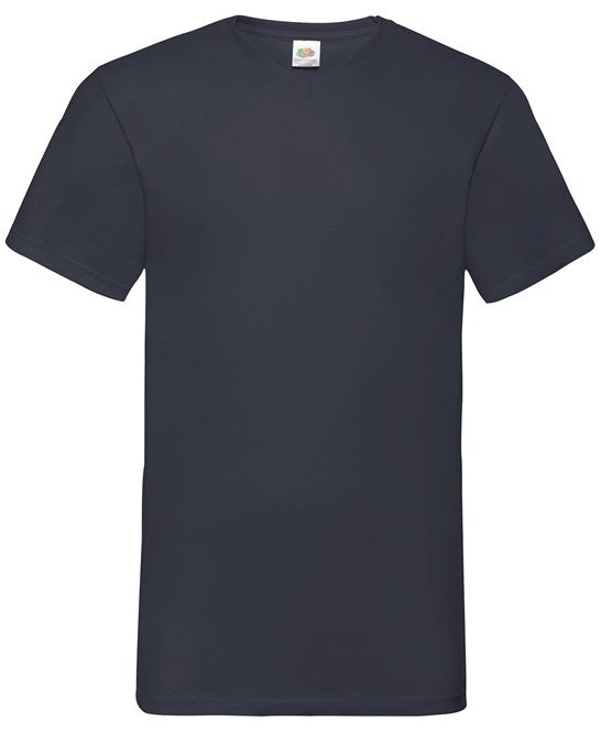 Fruit Of The Loom Valueweight V-Neck T-Shirt 100% Cotton Classic Fit