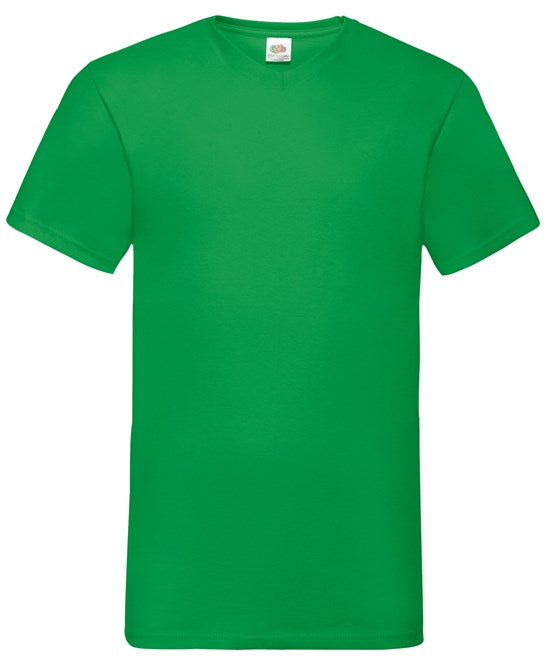 Fruit Of The Loom Valueweight V-Neck T-Shirt 100% Cotton Classic Fit