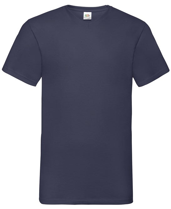 Fruit Of The Loom Valueweight V-Neck T-Shirt 100% Cotton Classic Fit