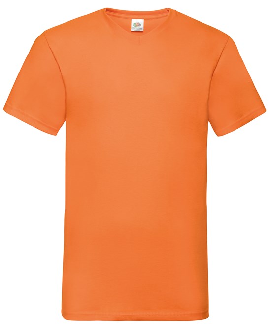 Fruit Of The Loom Valueweight V-Neck T-Shirt 100% Cotton Classic Fit