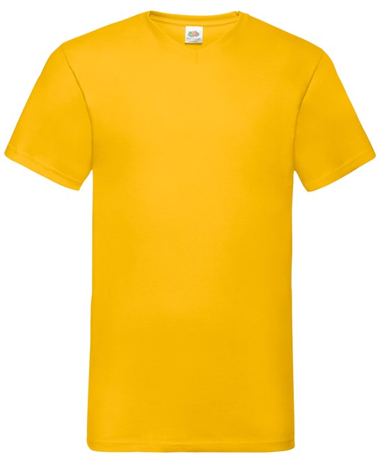 Fruit Of The Loom Valueweight V-Neck T-Shirt 100% Cotton Classic Fit