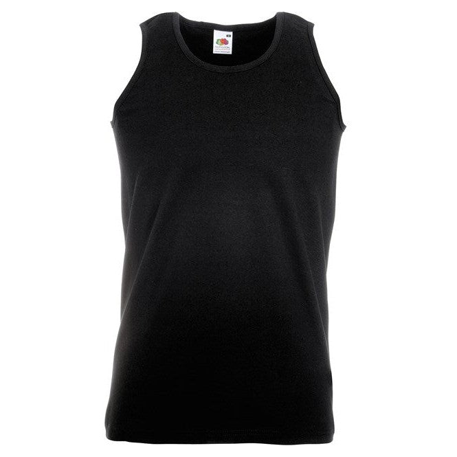 Fruit Of The Loom Valueweight Athletic Vest 100% Cotton Classic Fit S-5XL