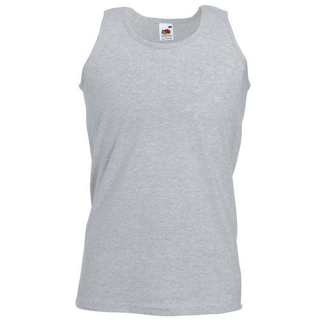Fruit Of The Loom Valueweight Athletic Vest 100% Cotton Classic Fit S-5XL