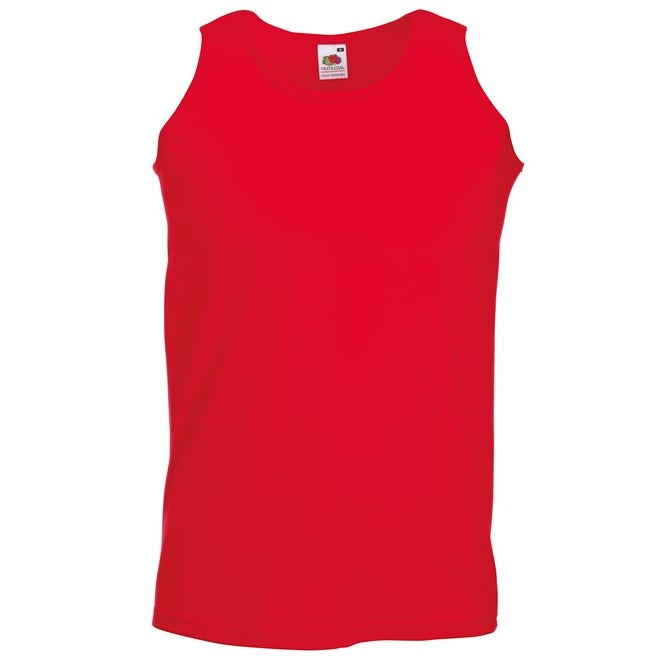 Fruit Of The Loom Valueweight Athletic Vest 100% Cotton Classic Fit S-5XL