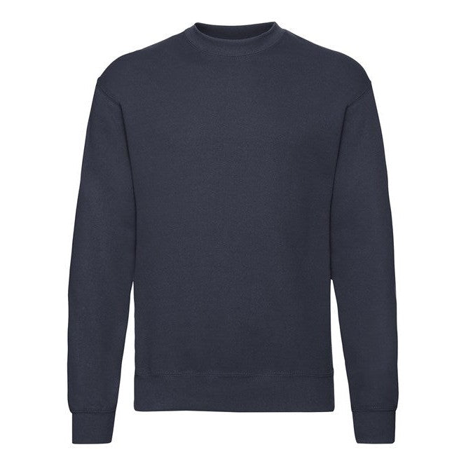 Fruit Of The Loom Classic 80/20 Set-In Sweatshirt Deep Navy Size S-5XL