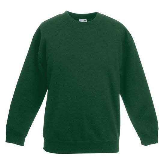 Fruit Of The Loom Kids Classic Sweatshirt 100% Cotton Comfortable Fit