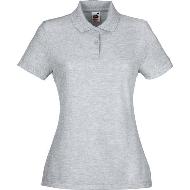 Fruit Of The Loom Women's 65/35 Polo Shirt Easy-Care 60Â°C Wash Feminine Fit