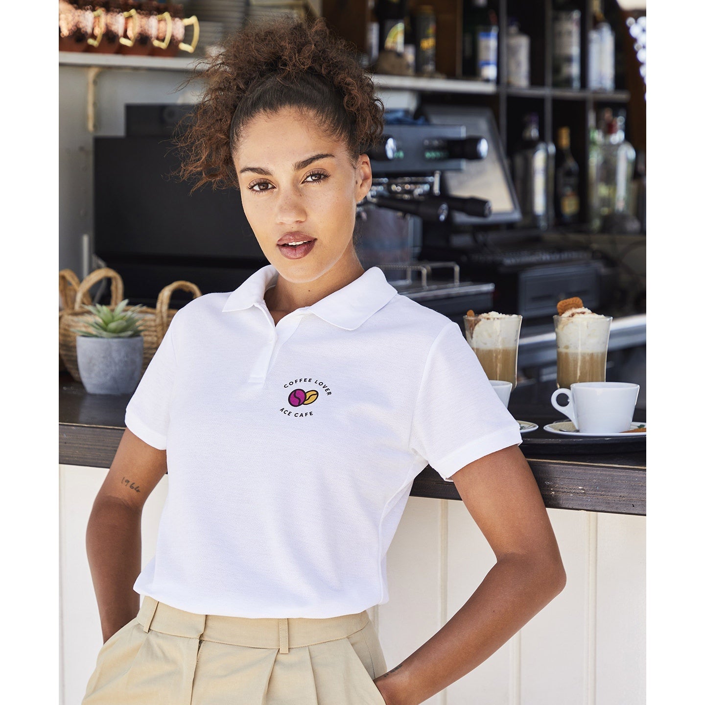 Fruit Of The Loom Women's 65/35 Polo Shirt Easy-Care 60Â°C Wash Feminine Fit