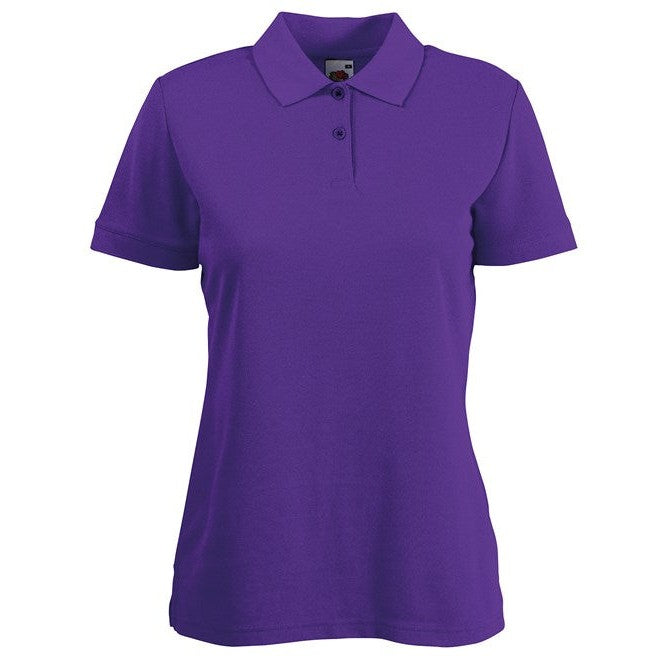 Fruit Of The Loom Women's 65/35 Polo Shirt Easy-Care 60Â°C Wash Feminine Fit