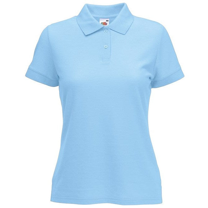Fruit Of The Loom Women's 65/35 Polo Shirt Easy-Care 60Â°C Wash Feminine Fit