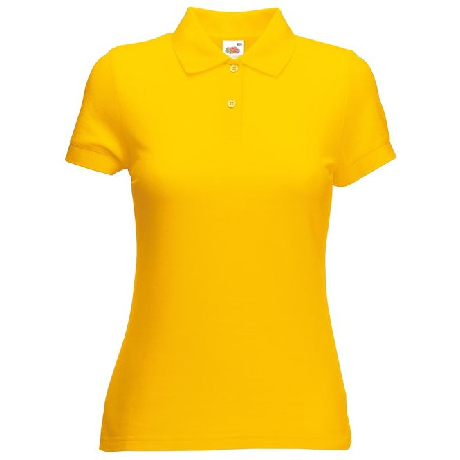 Fruit Of The Loom Women's 65/35 Polo Shirt Easy-Care 60Â°C Wash Feminine Fit