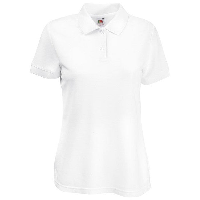Fruit Of The Loom Women's 65/35 Polo Shirt Easy-Care 60Â°C Wash Feminine Fit