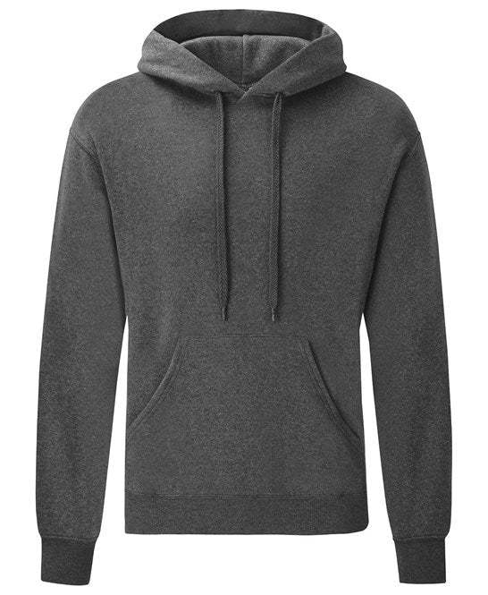 Fruit Of The Loom Classic Hooded Sweatshirt 80/20 Dark Heather Grey S-5XL