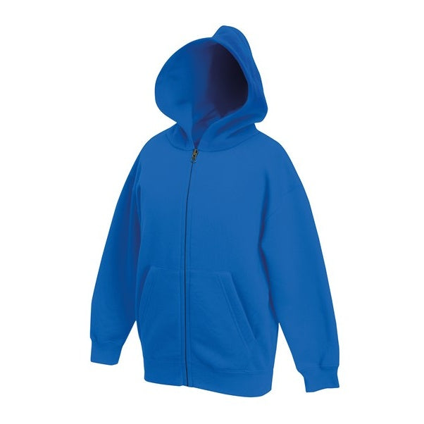Fruit Of The Loom Kids Classic Hooded Sweatshirt Jacket with Pockets 5-15 Years