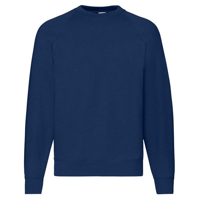 Fruit Of The Loom Classic Raglan Sweatshirt 80/20 Cotton Polyester Various Sizes