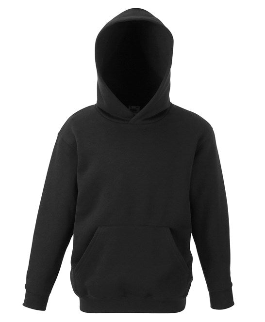 Fruit Of The Loom Kids Classic Hooded Sweatshirt Double Hood Kangaroo Pocket
