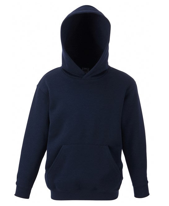 Fruit Of The Loom Kids Classic Hooded Sweatshirt Double Hood Kangaroo Pocket