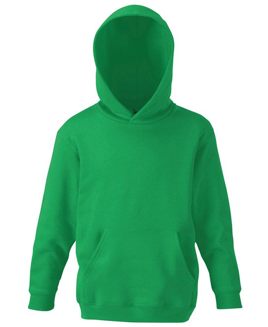 Fruit Of The Loom Kids Classic Hooded Sweatshirt Double Hood Kangaroo Pocket