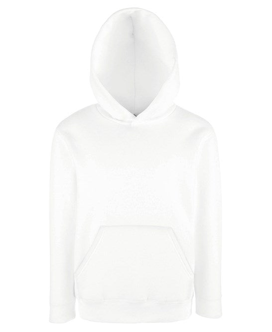 Fruit Of The Loom Kids Classic Hooded Sweatshirt Double Hood Kangaroo Pocket