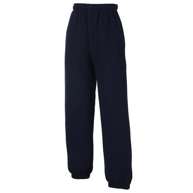 Fruit Of The Loom Kids Jog Pants Elasticated Cuff Side Pockets Sportswear