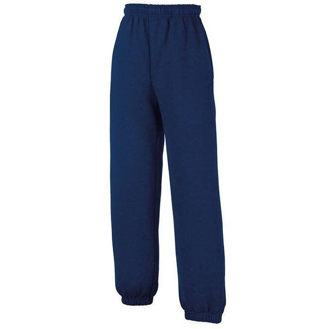 Fruit Of The Loom Kids Jog Pants Elasticated Cuff Side Pockets Sportswear