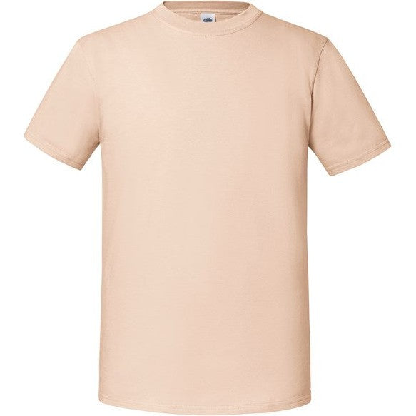 Fruit Of The Loom Iconic 195 Ringspun Premium T-Shirt Desert Sand 100% Cotton
