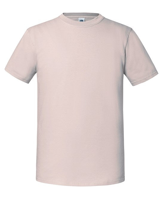 Fruit Of The Loom Iconic 195 Ringspun Premium T-Shirt Powder Rose 100% Cotton