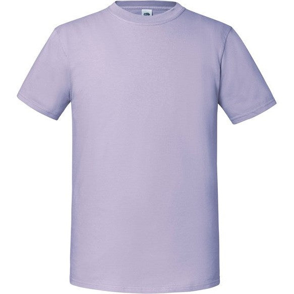 Fruit Of The Loom Iconic 195 Ringspun Premium T-Shirt Soft Lavender 100% Cotton