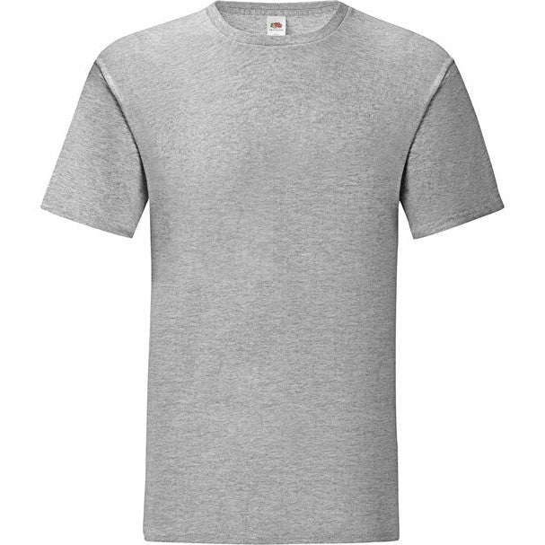 Fruit Of The Loom Iconic 150 T-Shirt Athletic Heather Slim Fit Combed Cotton
