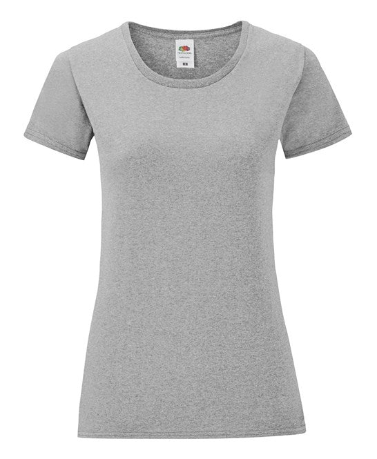 Fruit Of The Loom Women's Iconic T Shirt Athletic Heather Soft Cotton Fit