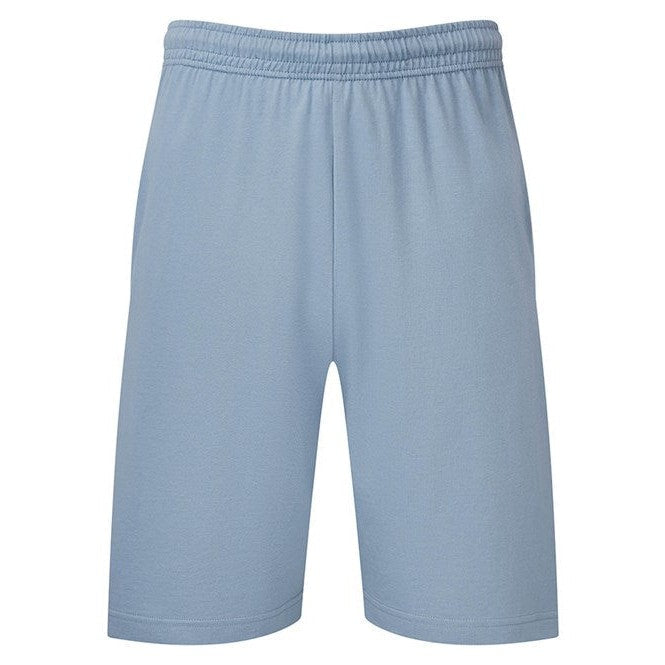 Fruit Of The Loom Iconic 195 Jersey Shorts 100% Cotton Elastic Waist Pockets