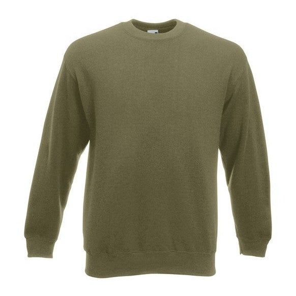 Fruit Of The Loom Premium 70/30 Set-In Sweatshirt Soft Fleece Various Sizes