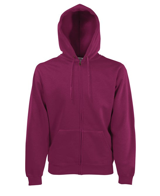 Fruit Of The Loom Premium 70/30 Hooded Sweatshirt Jacket with Pockets