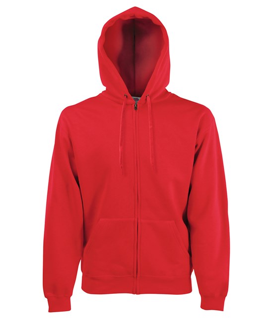 Fruit Of The Loom Premium 70/30 Hooded Sweatshirt Jacket with Pockets