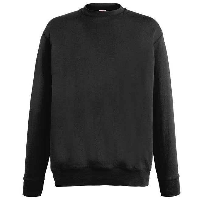 Fruit Of The Loom Lightweight Set-In Sweatshirt 100% Cotton Fleece Various Sizes