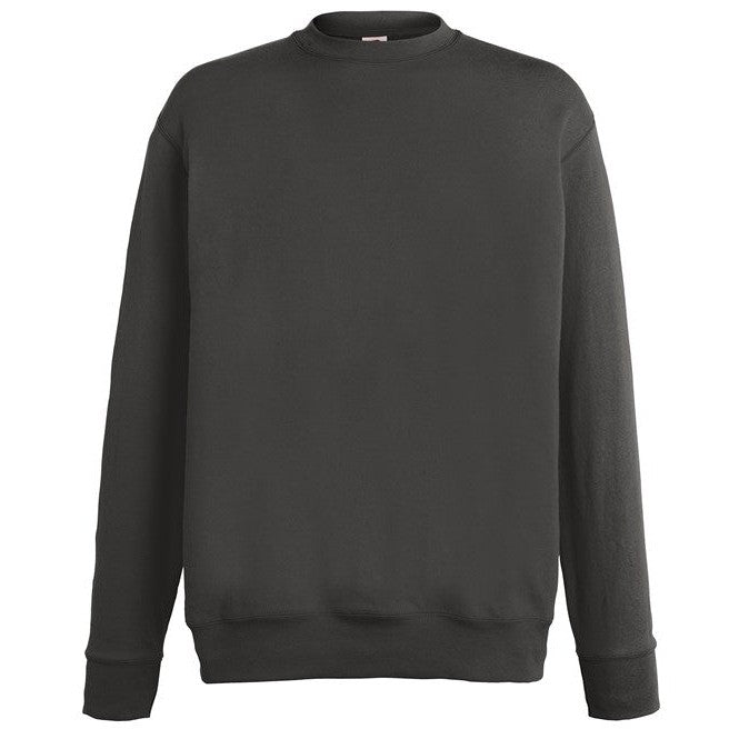 Fruit Of The Loom Lightweight Set-In Sweatshirt 100% Cotton Fleece Various Sizes