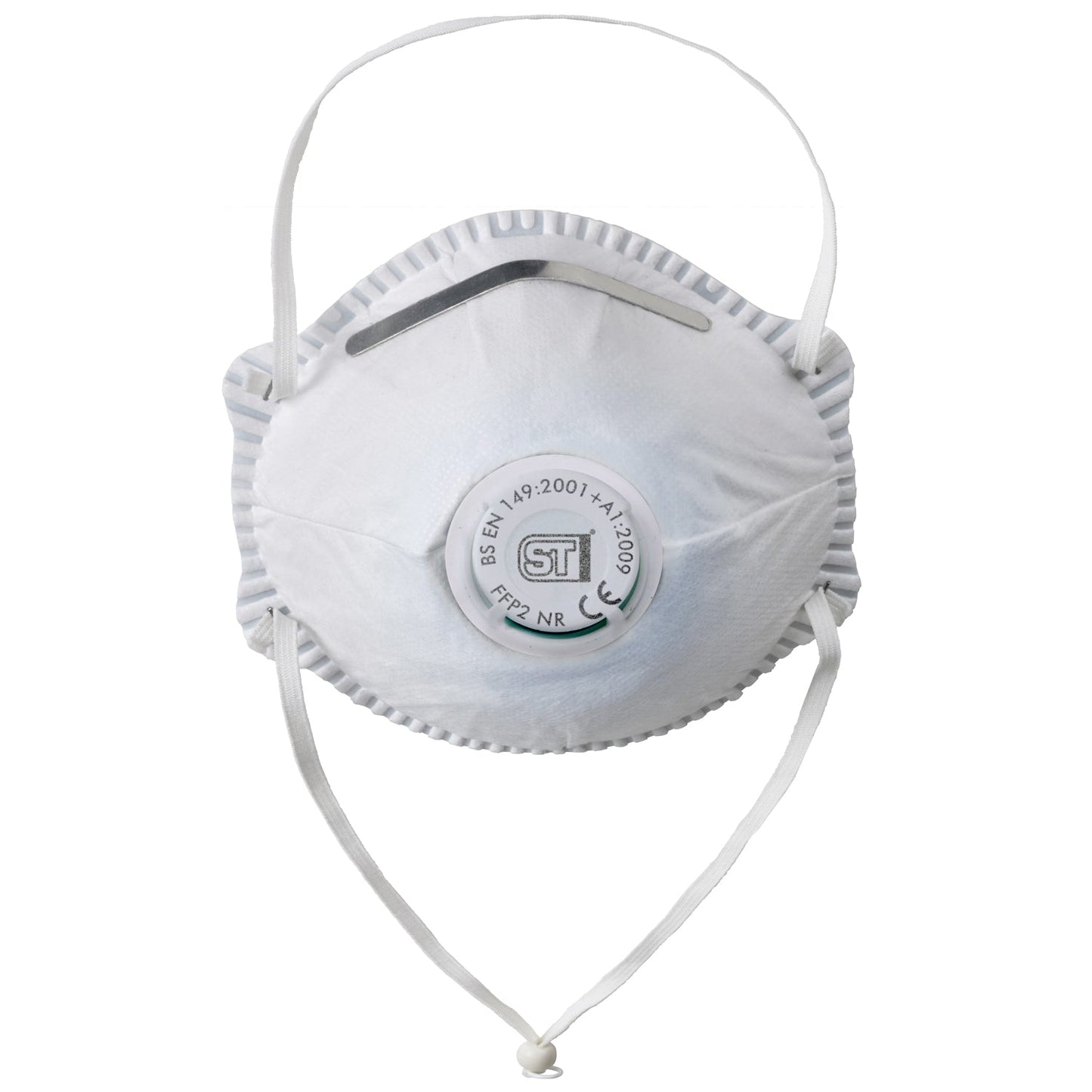 Supertouch FFP2 Valved Moulded Respirator with Adjustable Nose Bridge - 10 Pack