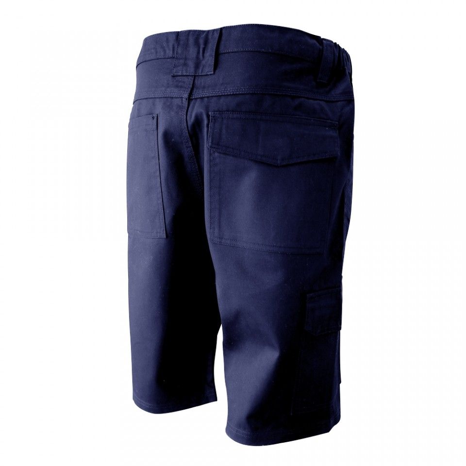 Supertouch Navy Combat Shorts with Expandable Waistband and Multiple Pockets