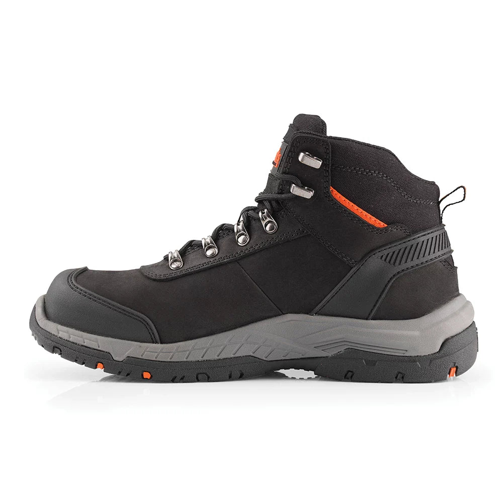 Scruffs Sabatan S3 Safety Boots Nubuck Leather Anti-Static Mid-Ankle HRO SRC