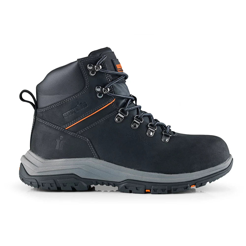 Scruffs Rafter Safety Boots Nubuck Leather Steel Toecap SBP SRA Work Footwear
