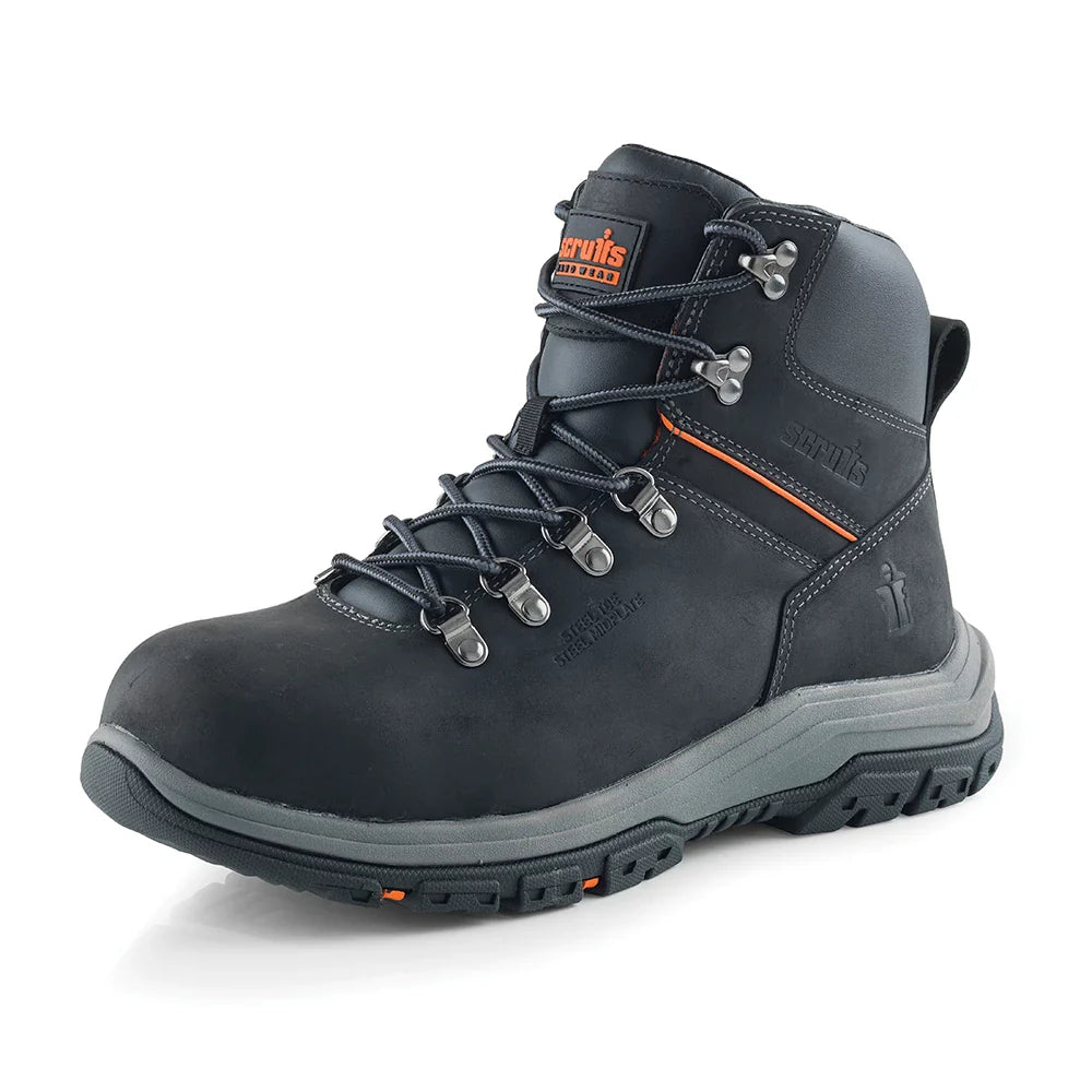Scruffs Rafter Safety Boots Nubuck Leather Steel Toecap SBP SRA Work Footwear