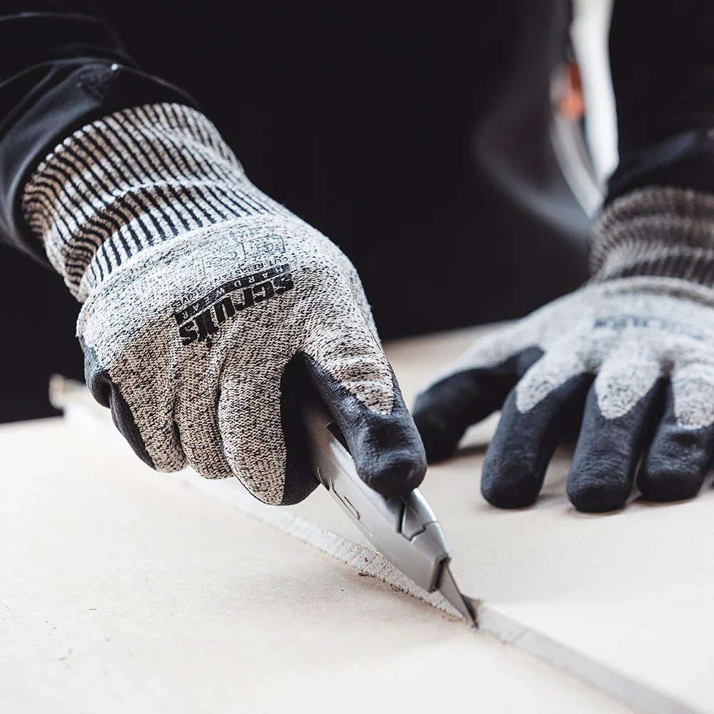 Scruffs Worker Cut-Resistant Gloves EN 388 Abrasion Puncture Tear Resistant