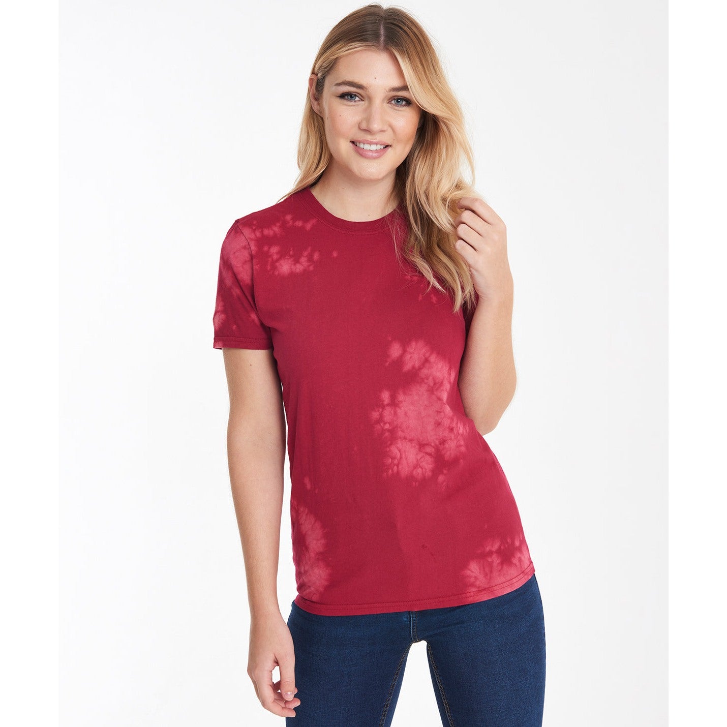 Colortone Bleach Out T-Shirt Retro Style Ringspun Cotton Short Sleeve 3 Colours