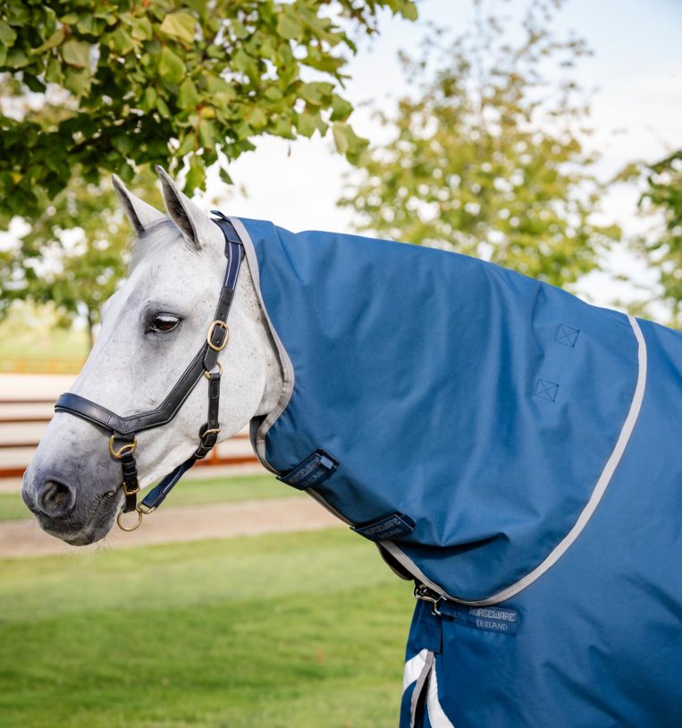 Horseware Ireland Ionic 0g Therapy Turnout Hood Waterproof Neck Cover
