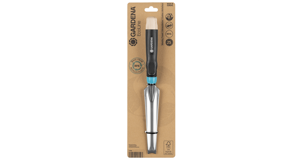 Gardena EcoLine Weeding Trowel Ergonomic Handle 25Year Warranty Sustainable Tool