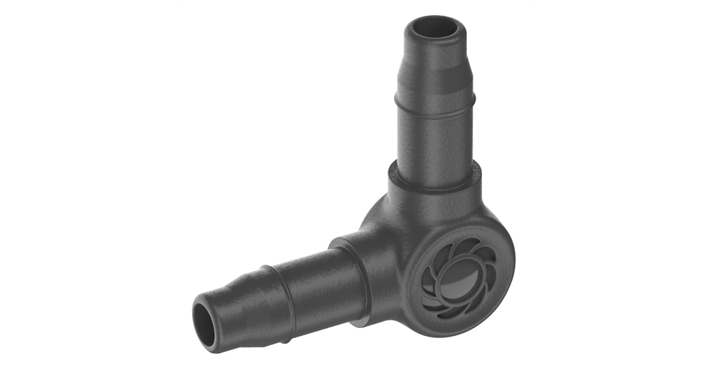 Gardena L-Joint 4.6 mm 3/16" for Micro-Drip Irrigation System-Flexible Connect.