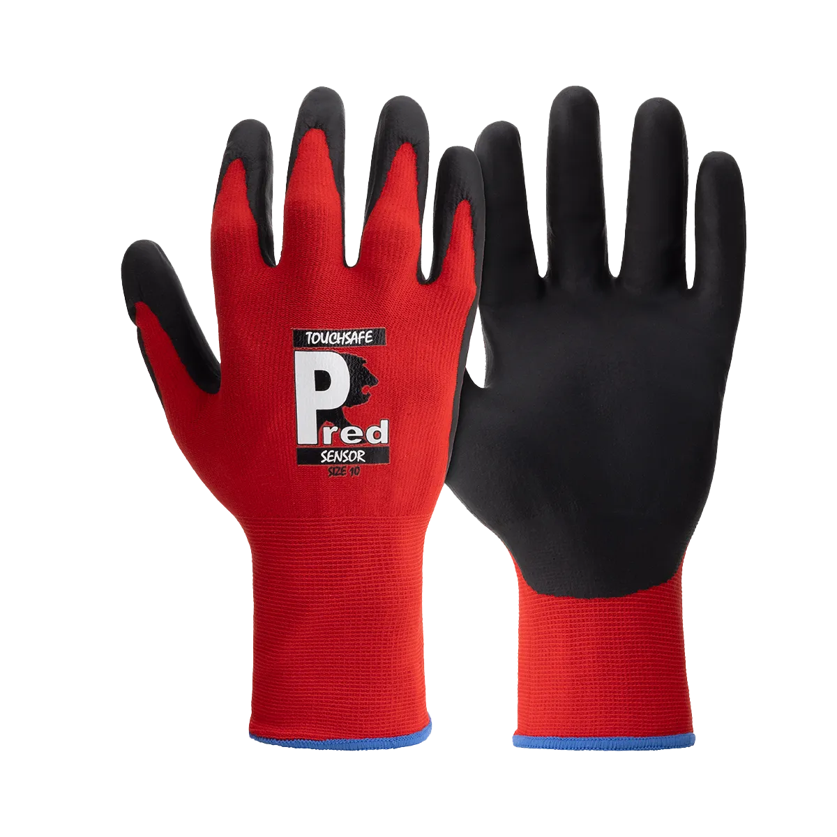 Predator Sensor Gloves + PolyMax Palm Coating, Touchscreen Compatible
