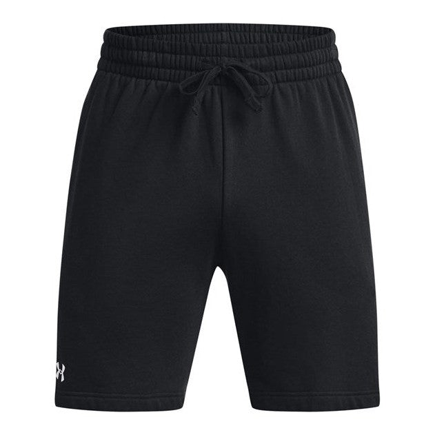 Under Armour Rival Fleece Shorts Cotton Blend Elastic Waistband Pockets