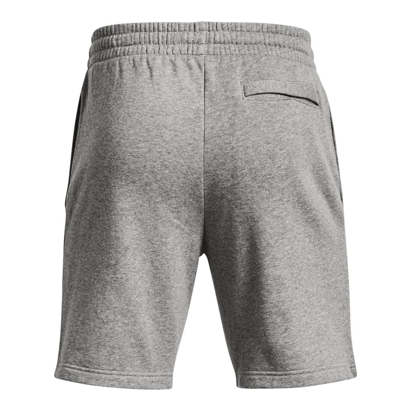 Under Armour Rival Fleece Shorts Cotton Blend Elastic Waistband Pockets