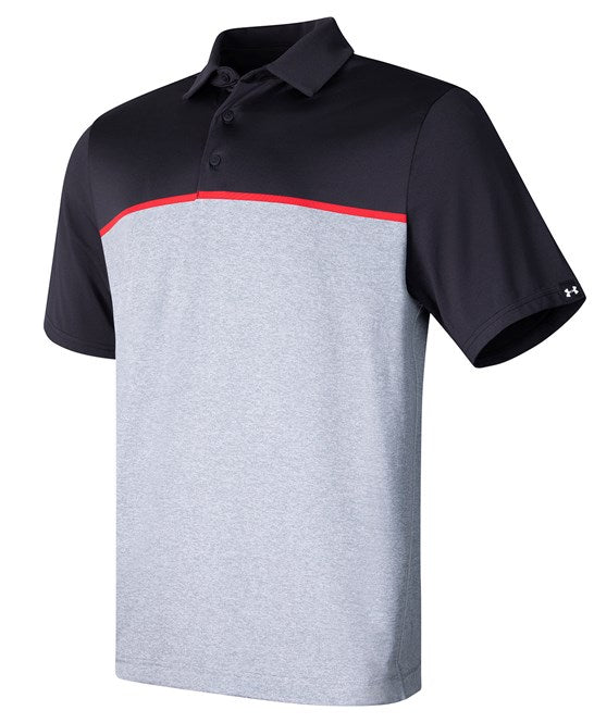 Under Armour Golf UA Playoff 3.0 Stripe Polo Lightweight Quick-Dry Stretch